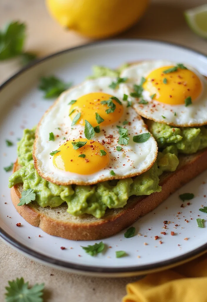 10 Egg Dinner Recipes for Fast Affordable Meals - 5. Baked Egg and Avocado Toast