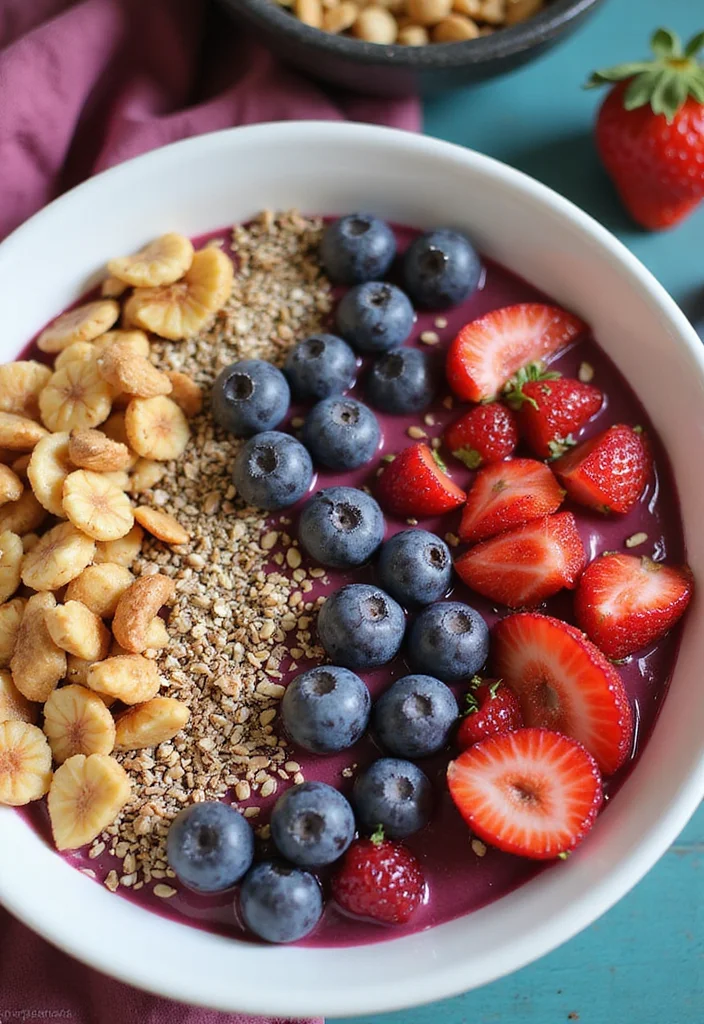 10 Gluten Free Keto Recipes for Clean Low Carb Eating - 8. Berry Smoothie Bowl