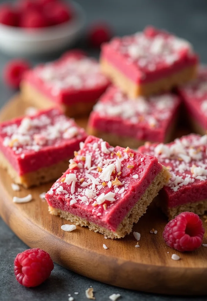 10 Gluten Free Keto Recipes for Clean Low Carb Eating - 9. Raspberry Coconut Bars