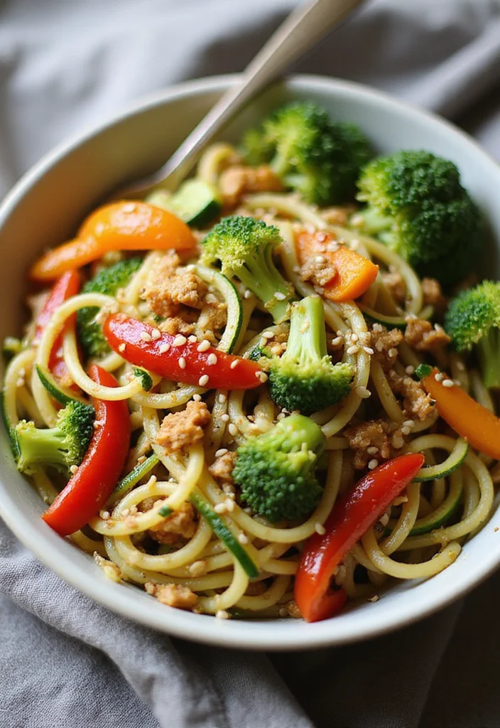10 Healthy Noodle Recipes for Quick Weeknight Dinners - 1. Zucchini Noodle Stir-Fry