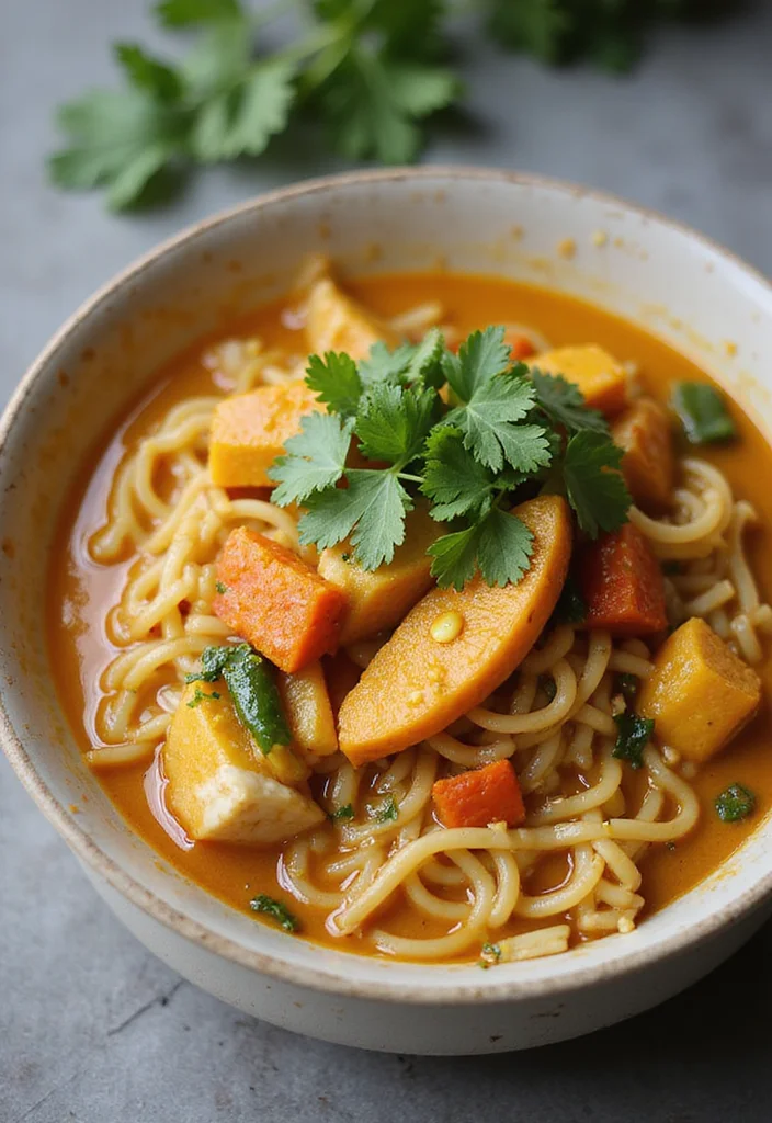 10 Healthy Noodle Recipes for Quick Weeknight Dinners - 7. Rice Noodles with Coconut Curry