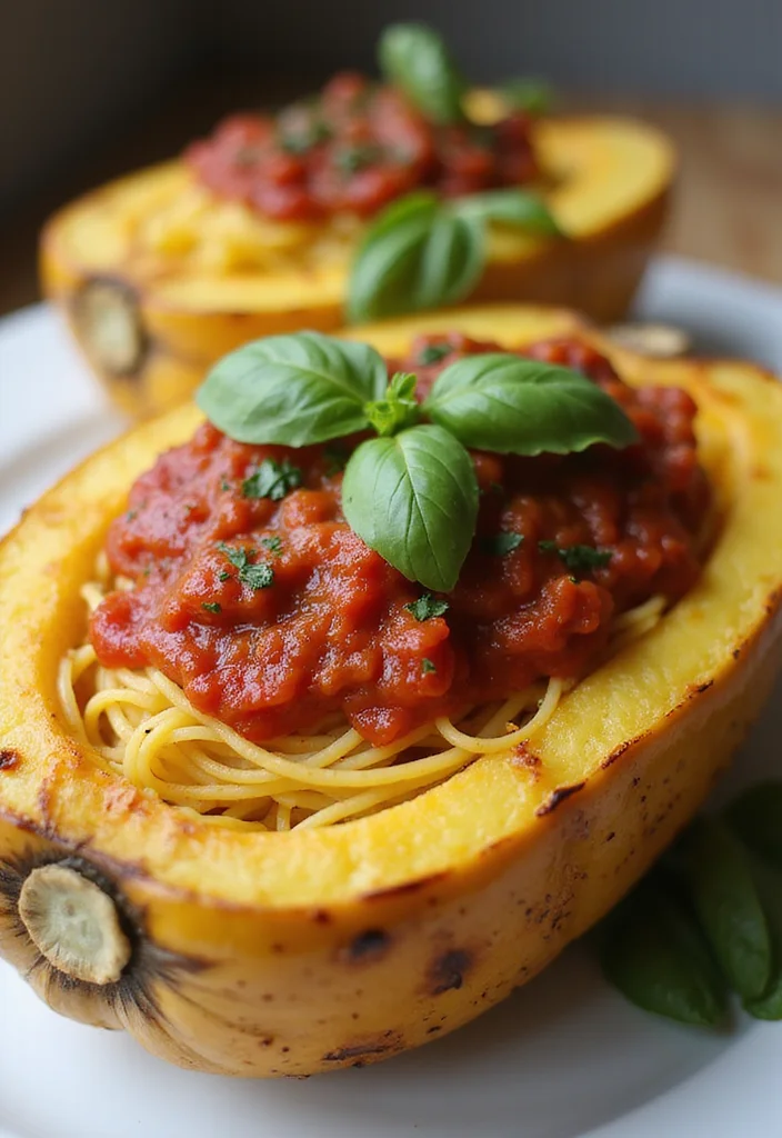 10 Healthy Noodle Recipes for Quick Weeknight Dinners - 8. Spaghetti Squash with Marinara
