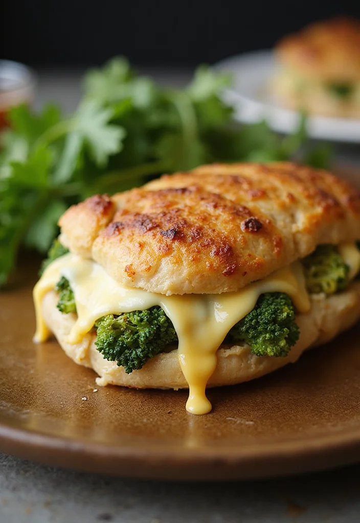10 Keto Broccoli Recipes for Simple Everyday Dishes - 5. Broccoli and Cheese Stuffed Chicken