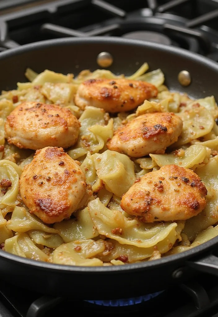 10 Keto Cabbage Recipes for Quick Simple Dinners - 7. Cabbage and Chicken Skillet