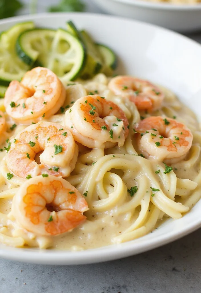 10 Keto Shrimp Recipes for Fast Weeknight Meals - 3. Creamy Shrimp Alfredo