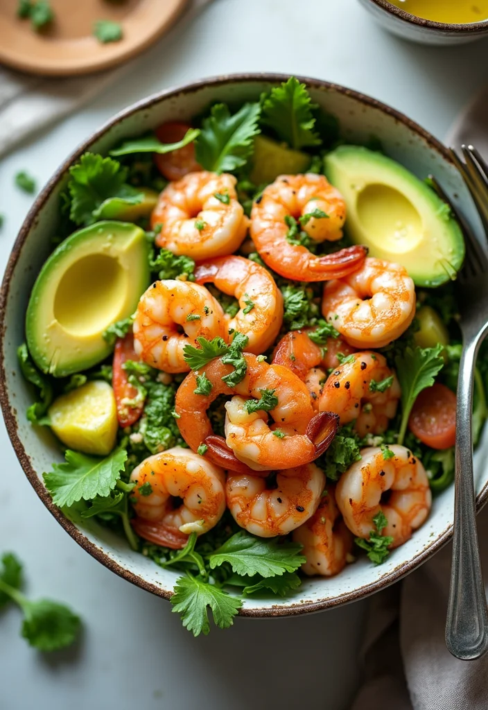 10 Keto Shrimp Recipes for Fast Weeknight Meals - 4. Shrimp and Avocado Salad