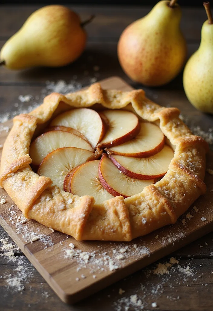 10 Pear Dessert Recipes for Cozy Baking Days - 3. Pear and Ginger Galette