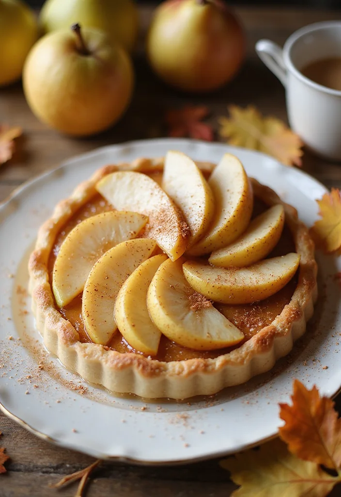 10 Pear Dessert Recipes for Cozy Baking Days - 5. Pear Tart with Honey Drizzle