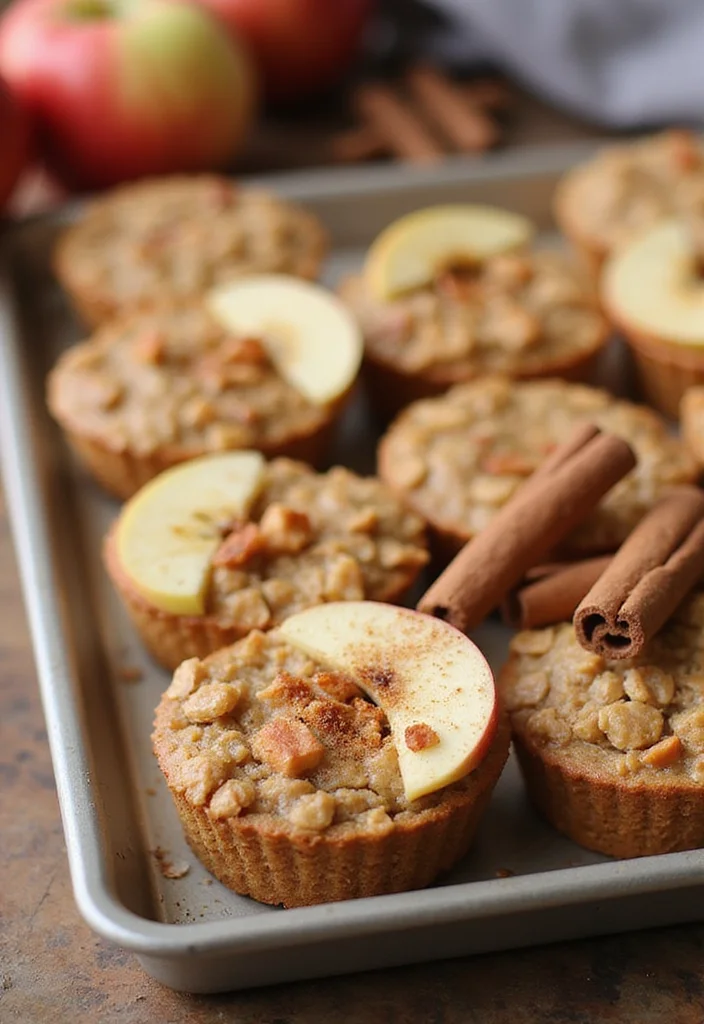 10 Quick Oatmeal Dessert Recipes for Sweet Snacks - 2. Apple Cinnamon Oatmeal Cups