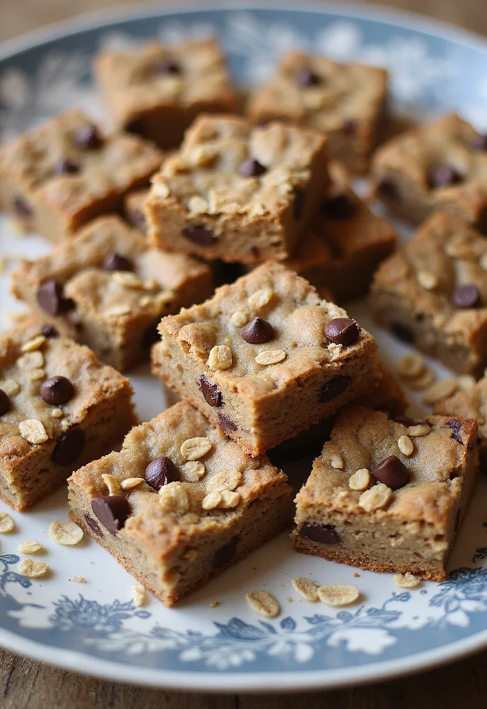 10 Quick Oatmeal Dessert Recipes for Sweet Snacks - 3. Chocolate Chip Oatmeal Bars