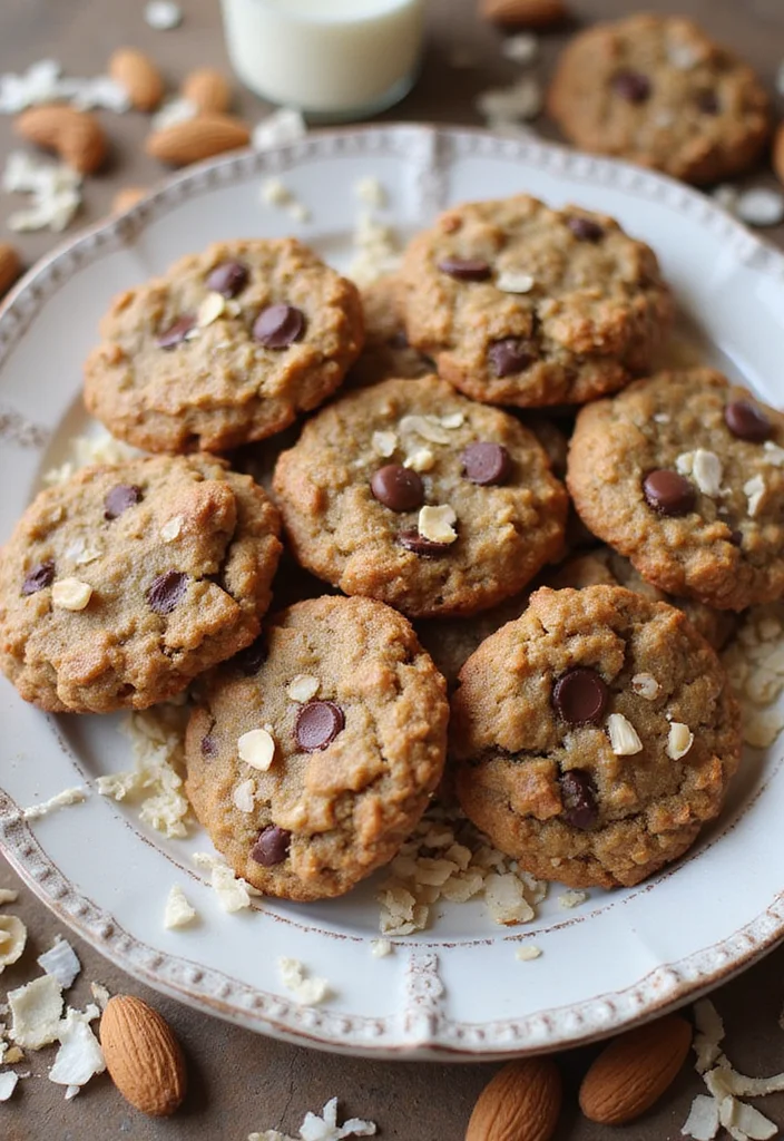 10 Quick Oatmeal Dessert Recipes for Sweet Snacks - 8. Almond Joy Oatmeal Cookies