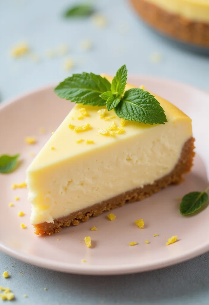 10 Simple 3 Ingredient Dessert Recipes for Busy Days - 2. No-Bake Lemon Cheesecake