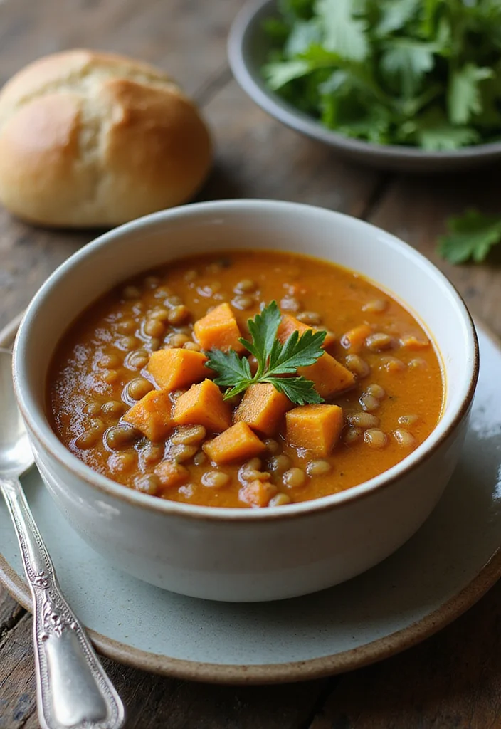 10 Vegan Butternut Squash Recipes for Cozy Meals - 5. Butternut Squash and Lentil Soup