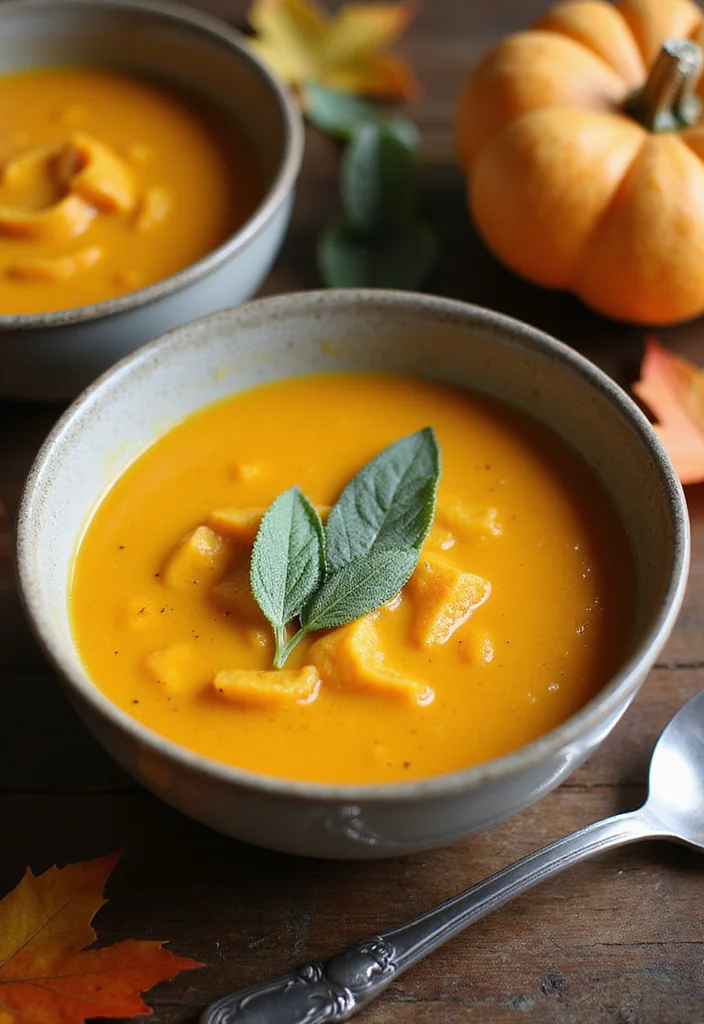 10 Vegan Butternut Squash Recipes for Cozy Meals - 6. Butternut Squash and Sage Soup