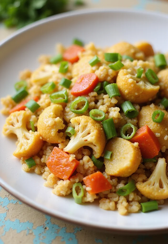 10 Vegan Cauliflower Recipes for Versatile Cooking - 4. Cauliflower Fried Rice