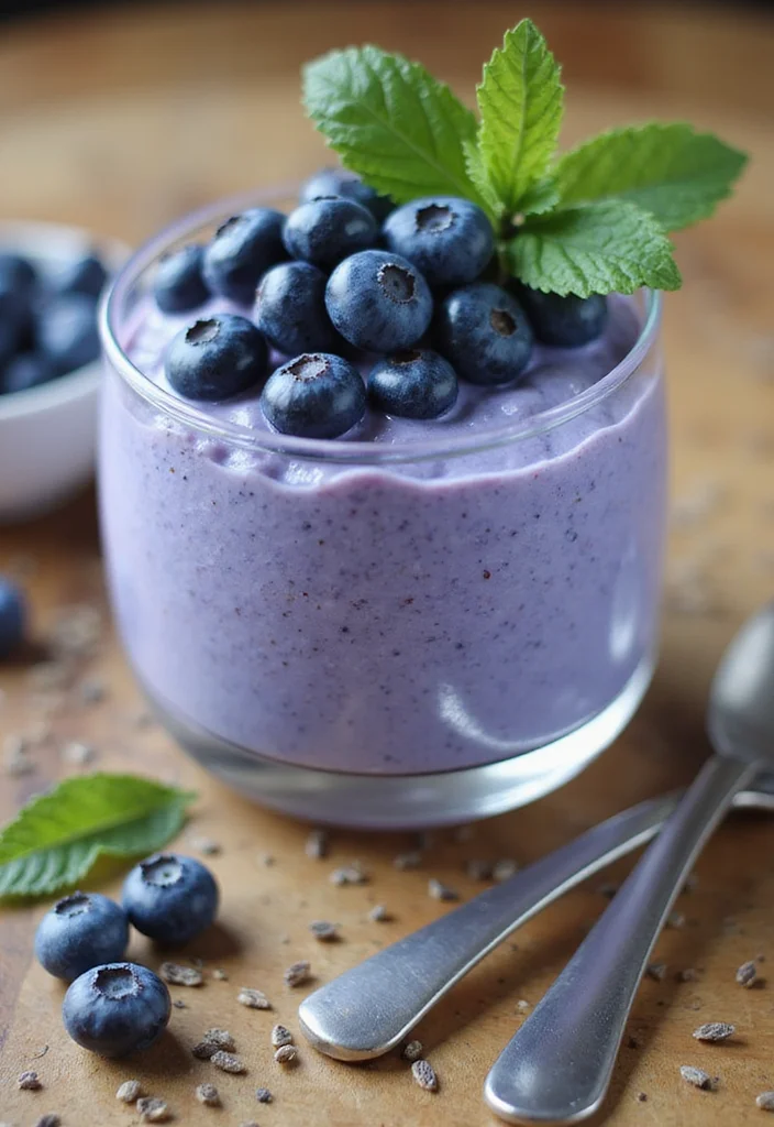 12 Blueberry Dessert Recipes Full of Bright Sweet Flavor - 3. Blueberry Chia Pudding