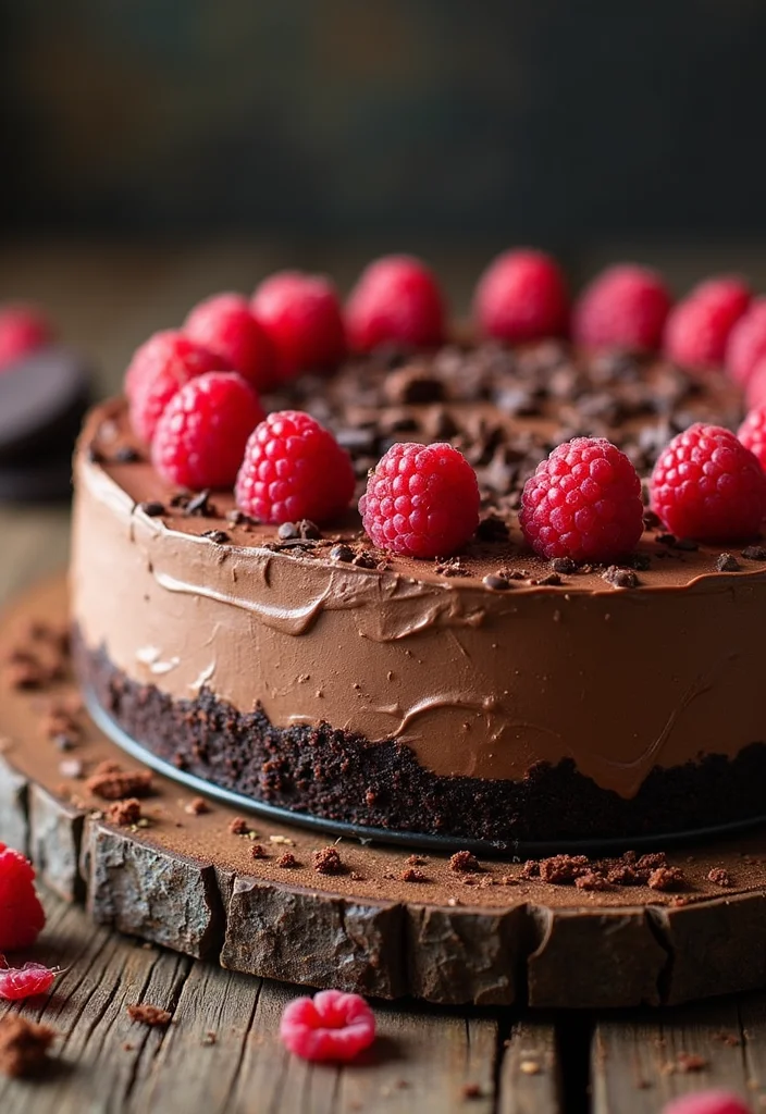 12 Chocolate Dessert Recipes for Rich Easy Indulgence - 1. No-Bake Chocolate Cheesecake