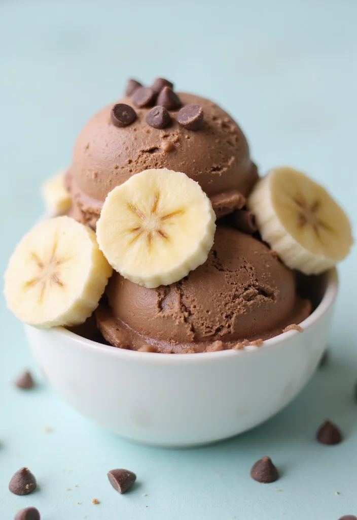 12 Chocolate Dessert Recipes for Rich Easy Indulgence - 11. Chocolate Banana Ice Cream