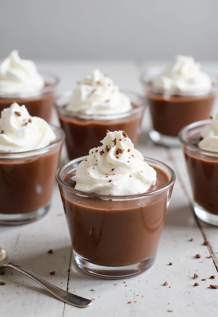12 Chocolate Dessert Recipes for Rich Easy Indulgence - 6. Chocolate Pudding Cups