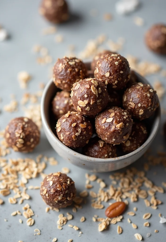 12 Chocolate Dessert Recipes for Rich Easy Indulgence - 8. Chocolate Coconut Energy Bites