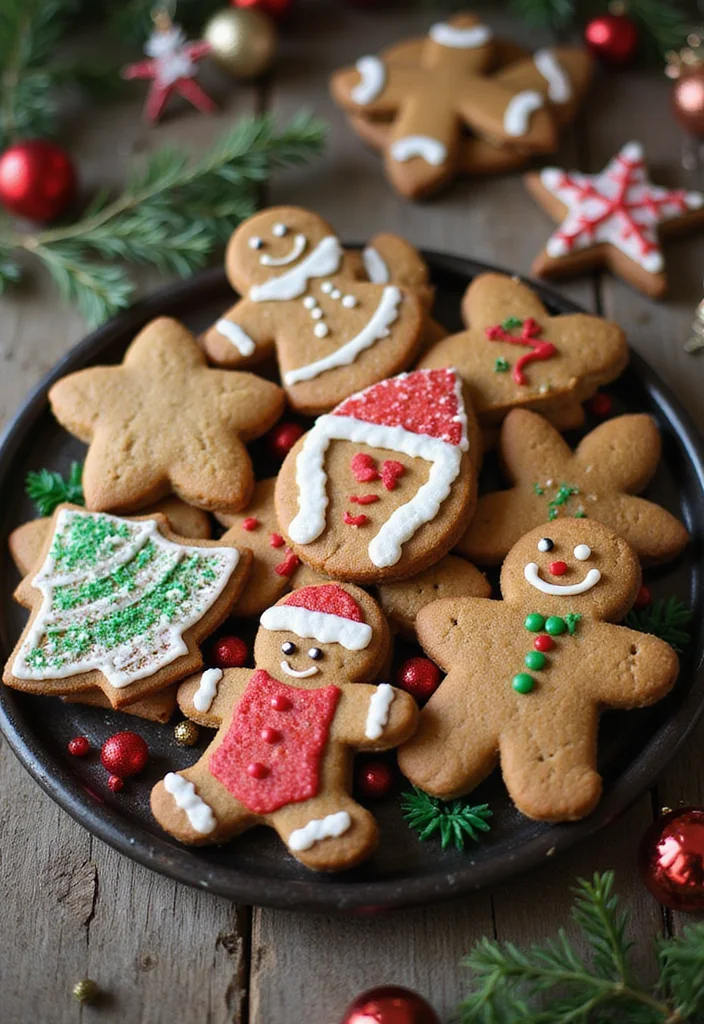 12 Christmas Dessert Recipes for Festive Celebrations - 1. Vegan Gingerbread Cookies