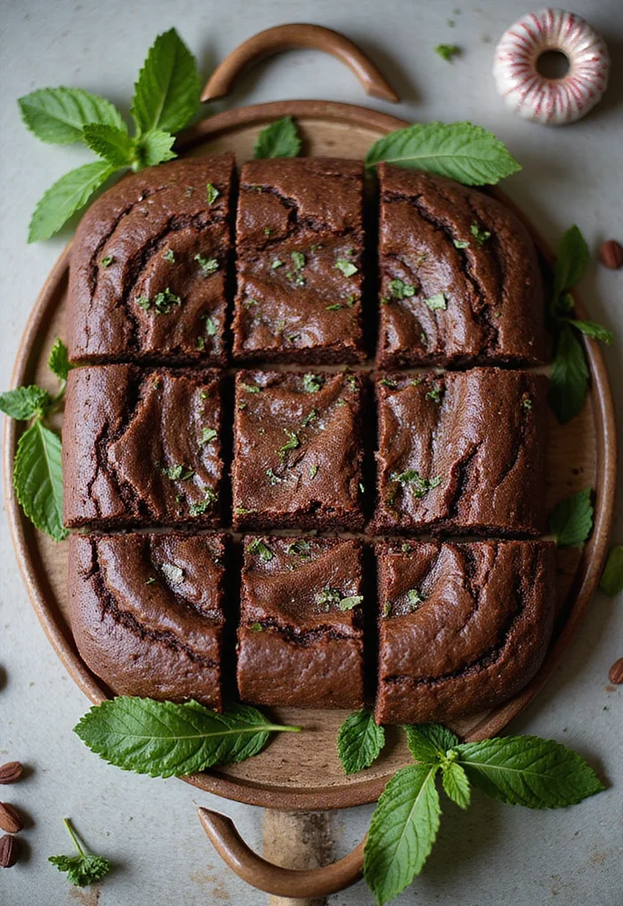 12 Christmas Dessert Recipes for Festive Celebrations - 12. Vegan Mint Chocolate Brownies