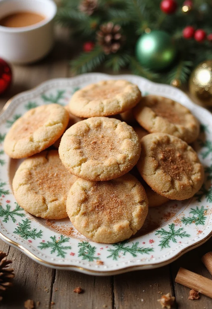 12 Christmas Dessert Recipes for Festive Celebrations - 5. Vegan Snickerdoodle Cookies