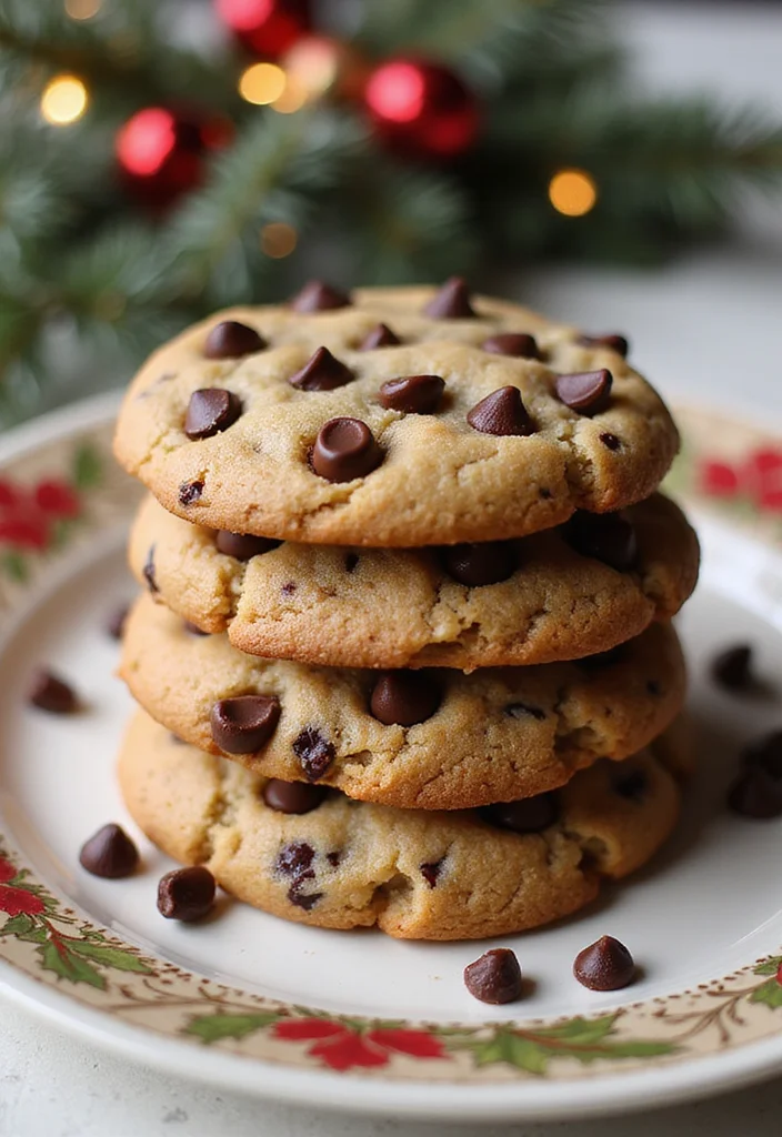12 Christmas Dessert Recipes for Festive Celebrations - 8. Vegan Chocolate Chip Cookies