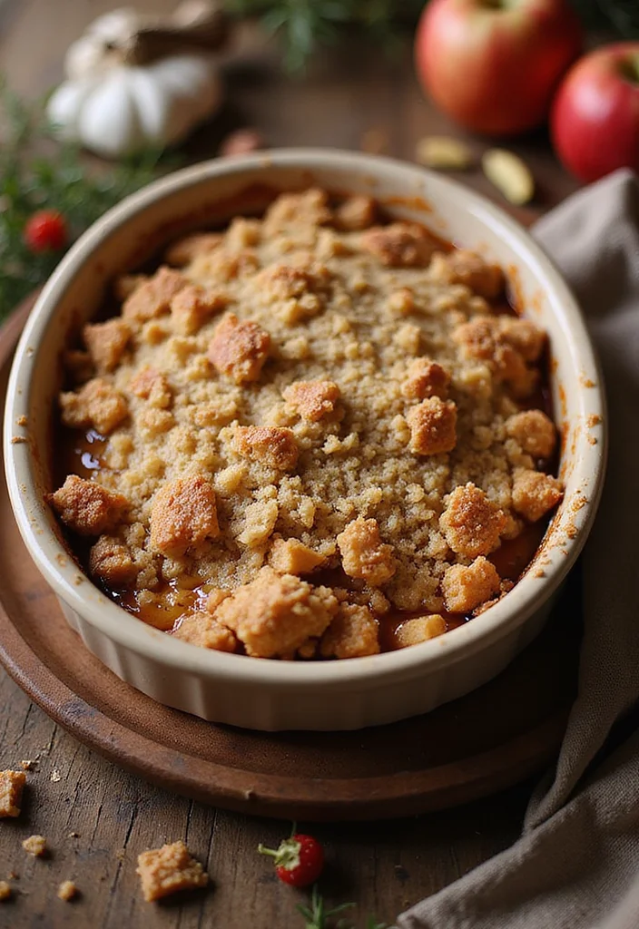 12 Christmas Dessert Recipes for Festive Celebrations - 9. Vegan Apple Crisp