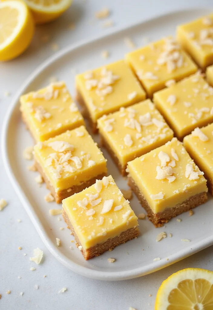 12 Dessert Bar Recipes Perfect for Parties and Sharing - 4. Lemon Coconut Energy Bars
