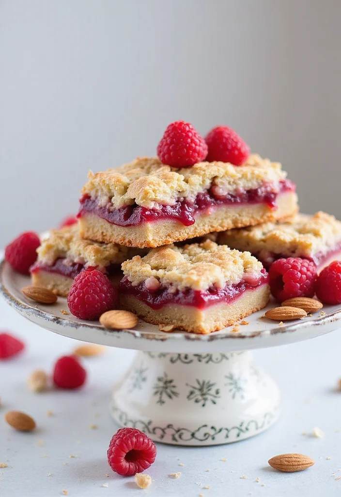 12 Dessert Bar Recipes Perfect for Parties and Sharing - 5. Raspberry Almond Crumble Bars