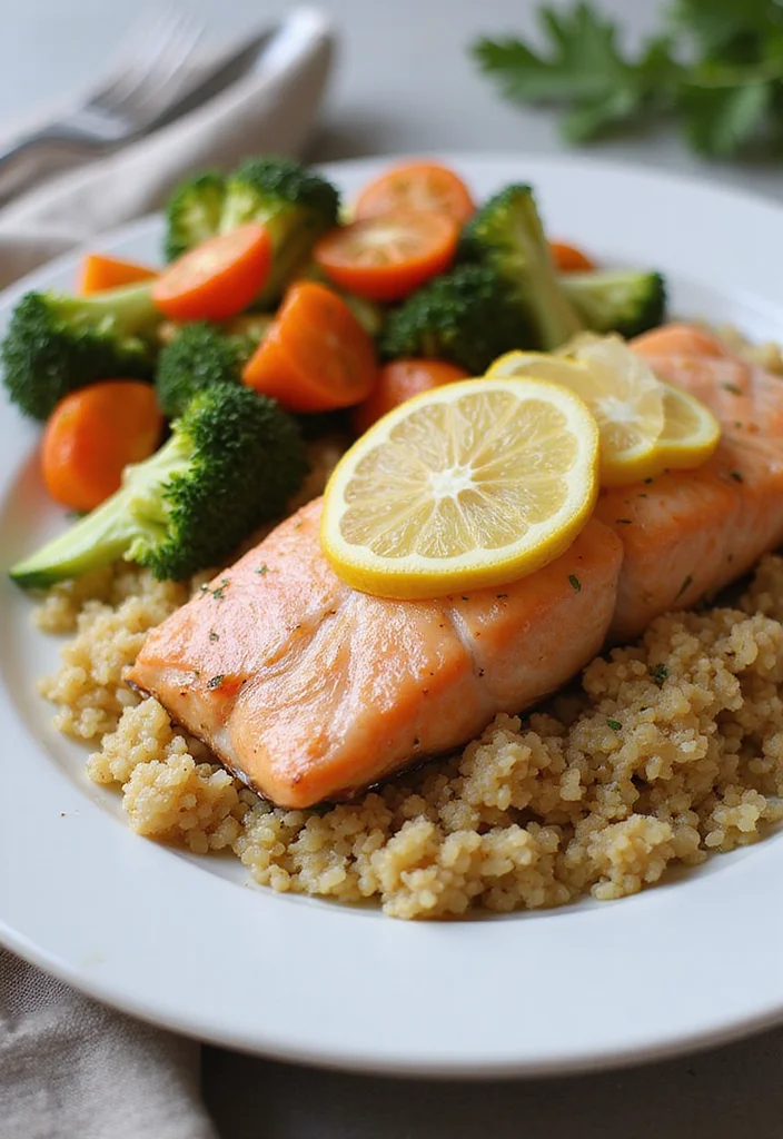 12 Family Dinner Recipes for Busy Weeknights - 4. Baked Salmon with Quinoa