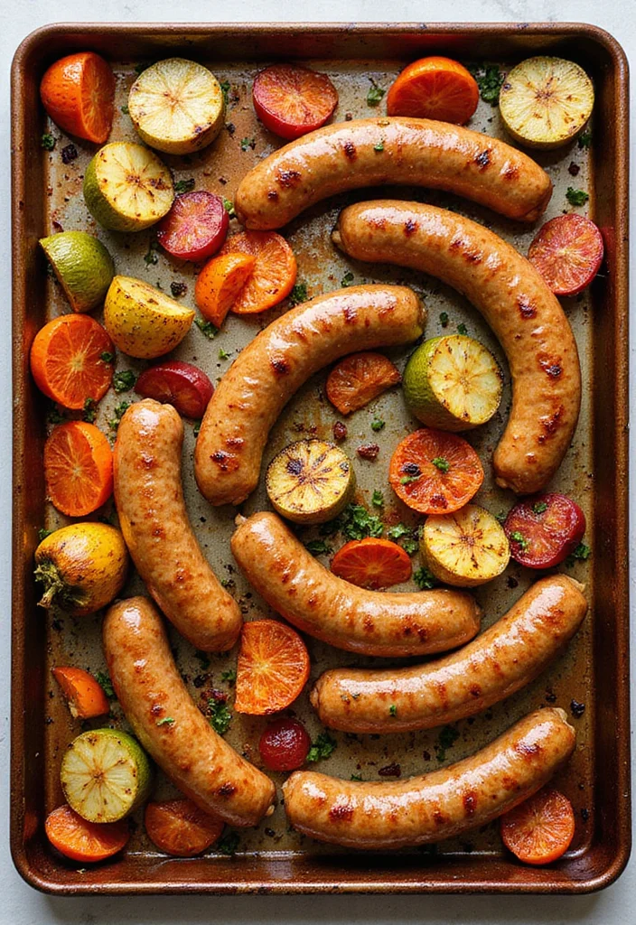 12 Family Dinner Recipes for Busy Weeknights - 6. Sheet Pan Sausage and Veggies