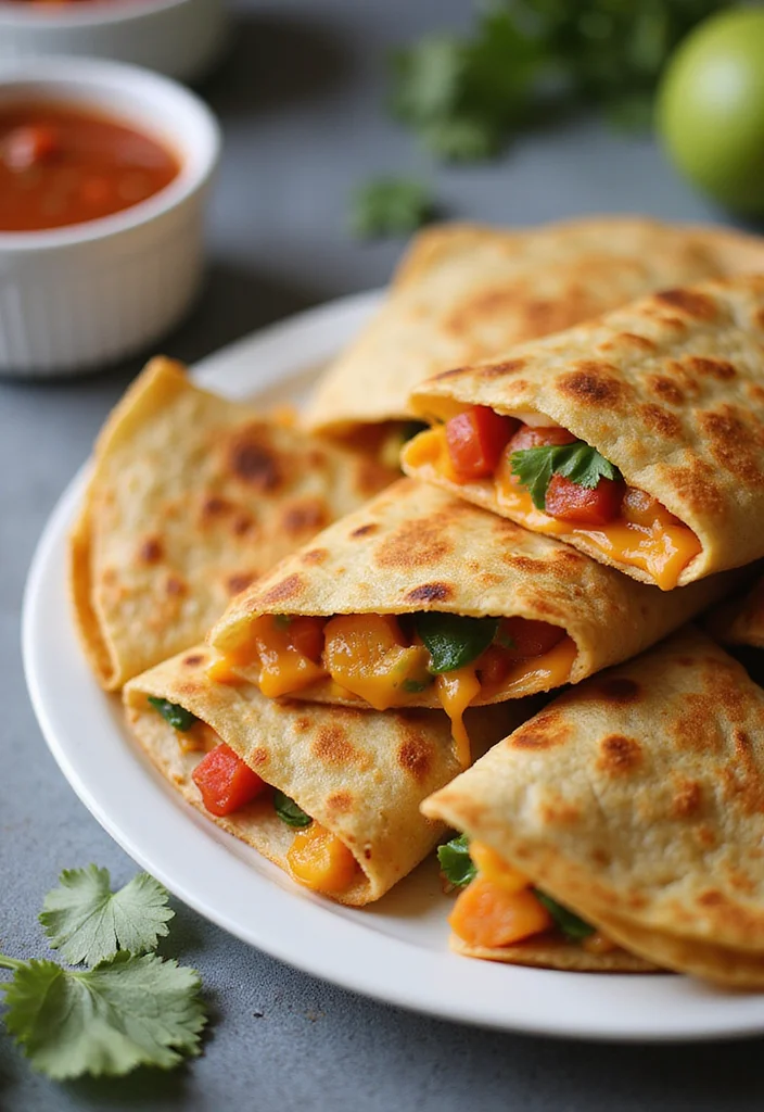 12 Family Dinner Recipes for Busy Weeknights - 7. Cheesy Veggie Quesadillas