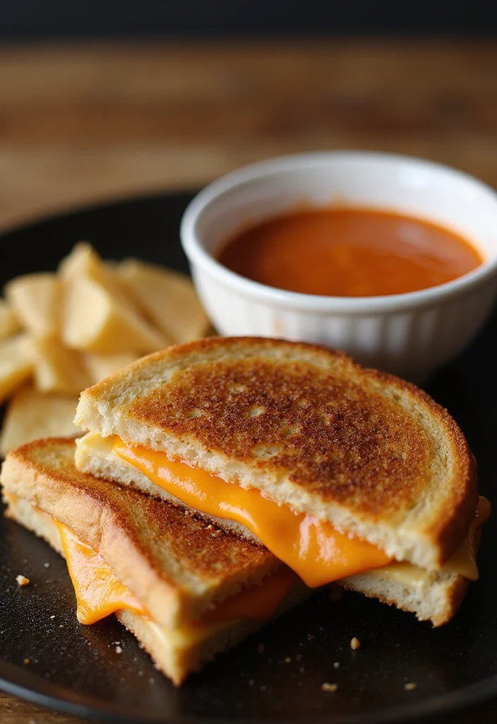 12 Griddle Dinner Recipes for Quick Weeknight Cooking - 10. Grilled Cheese and Tomato Soup