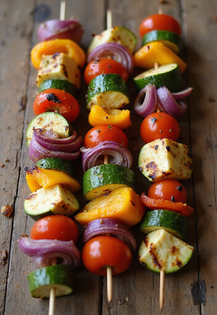 12 Grilled Dinner Recipes for Easy Flavorful Cooking - 3. Grilled Vegetable Skewers