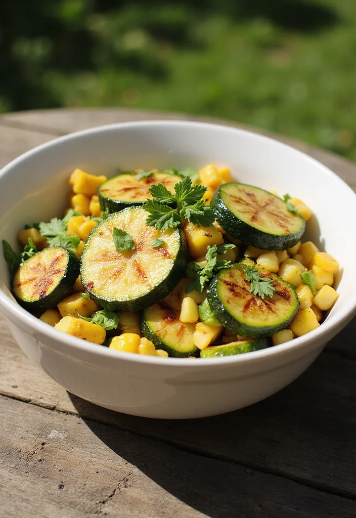12 Grilled Dinner Recipes for Easy Flavorful Cooking - 6. Grilled Zucchini and Corn Salad