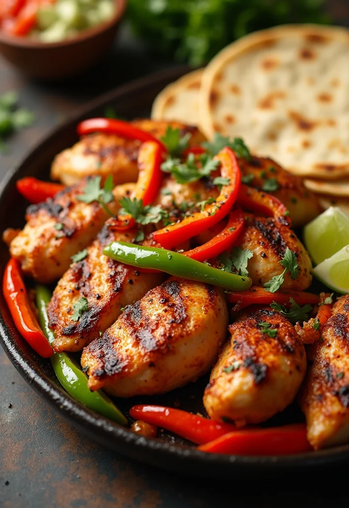 12 Grilled Dinner Recipes for Easy Flavorful Cooking - 7. Grilled Chicken Fajitas