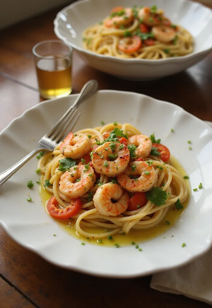 12 Grilled Dinner Recipes for Easy Flavorful Cooking - 9. Grilled Shrimp and Vegetable Pasta