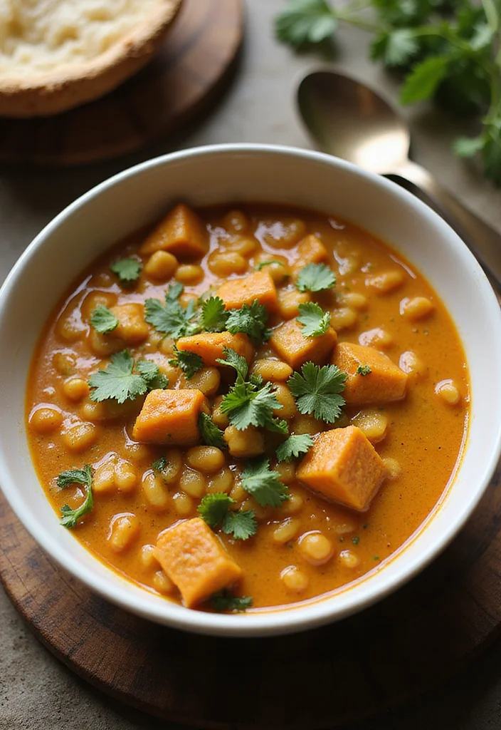 12 Healthy Dairy Free Dinner Recipes for Clean Eating - 5. Creamy Coconut Lentil Stew