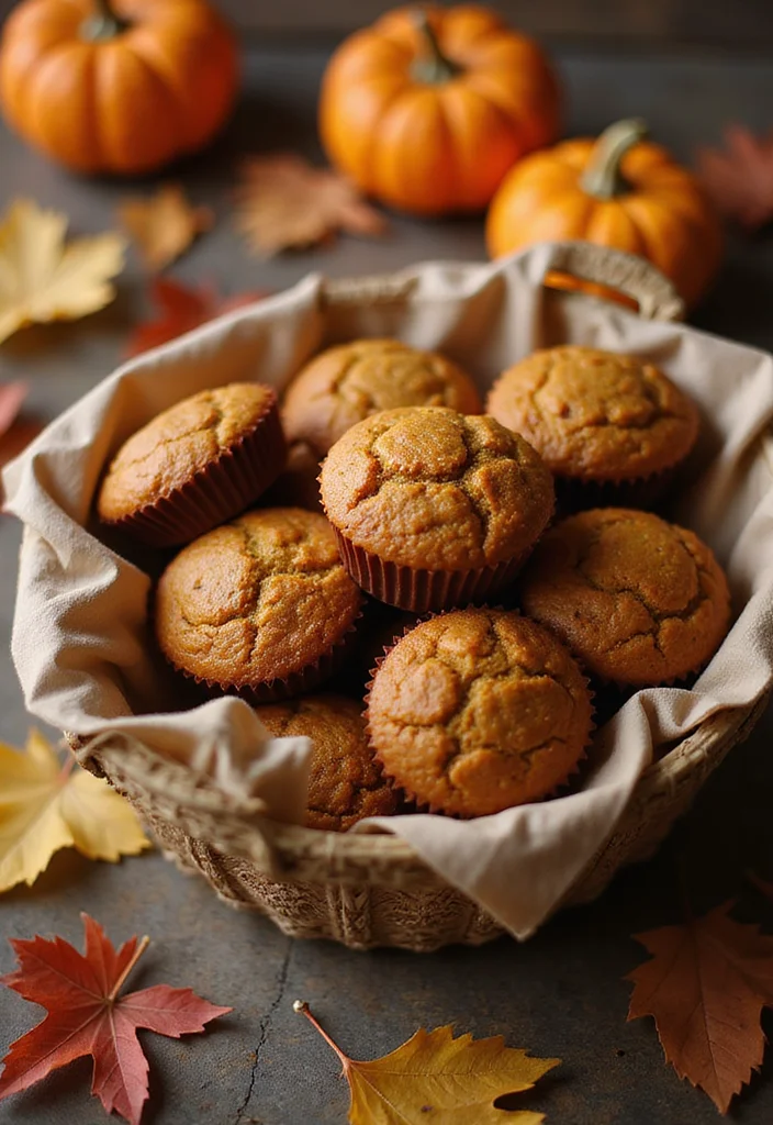 12 Healthy Fall Recipes with Warm Seasonal Flavors - 10. Chai Spiced Pumpkin Muffins