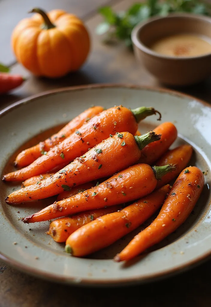12 Healthy Fall Recipes with Warm Seasonal Flavors - 12. Maple Cinnamon Roasted Carrots