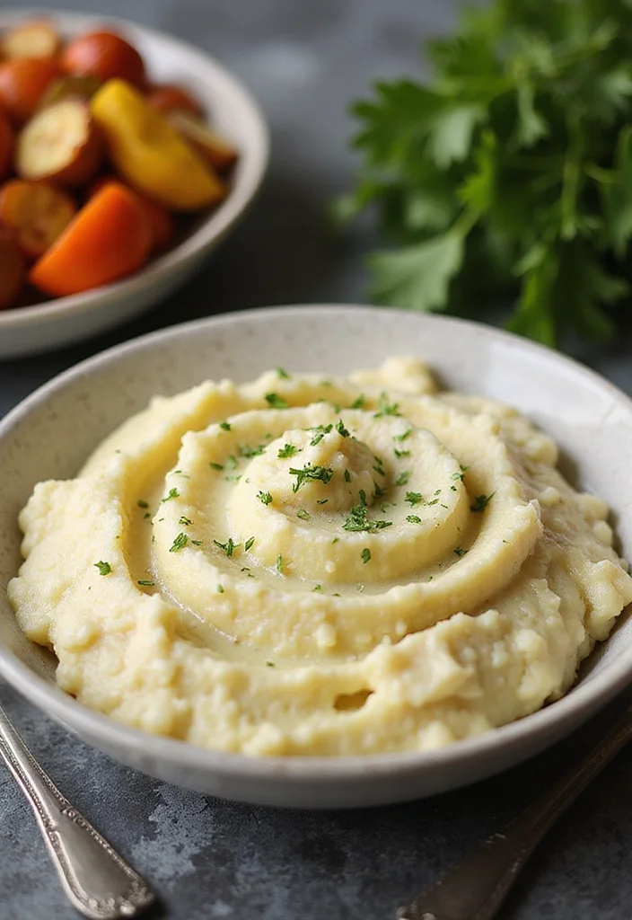 12 Healthy Fall Recipes with Warm Seasonal Flavors - 7. Cauliflower & Potato Mash