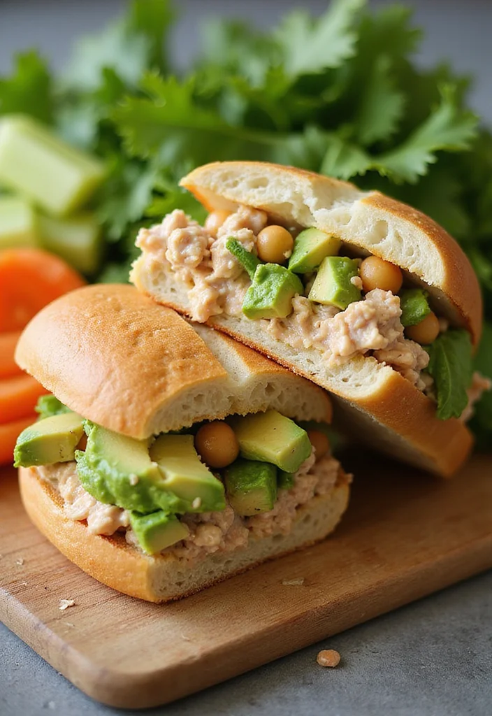 12 Healthy Meal Prep Recipes for Stress Free Weeks - 2. Chickpea Salad Sandwich