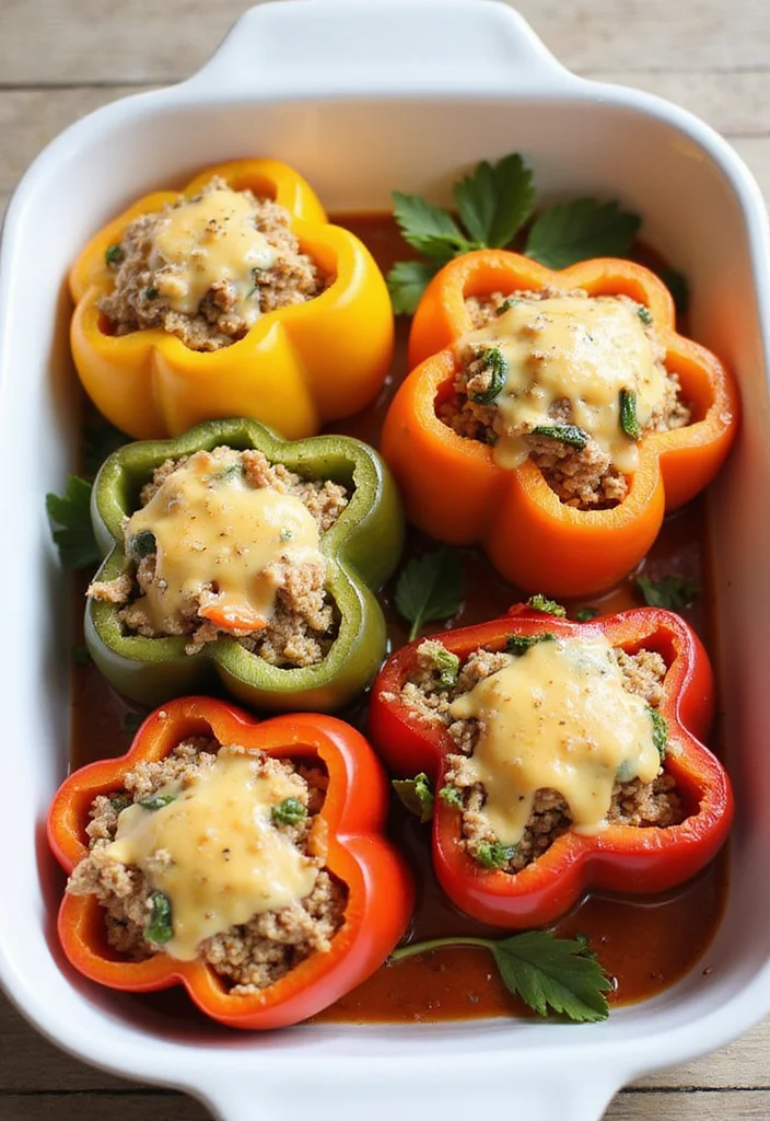 12 Healthy Meat Recipes Light and Satisfying - 2. Turkey and Quinoa Stuffed Peppers