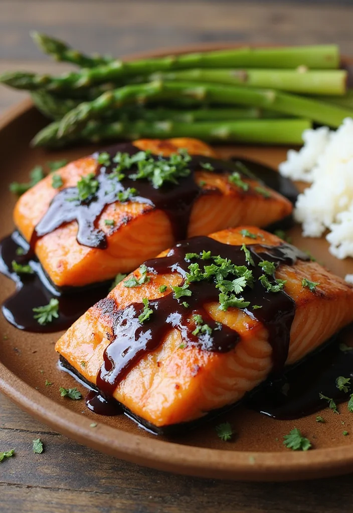 12 Healthy Meat Recipes Light and Satisfying - 3. Balsamic Glazed Salmon