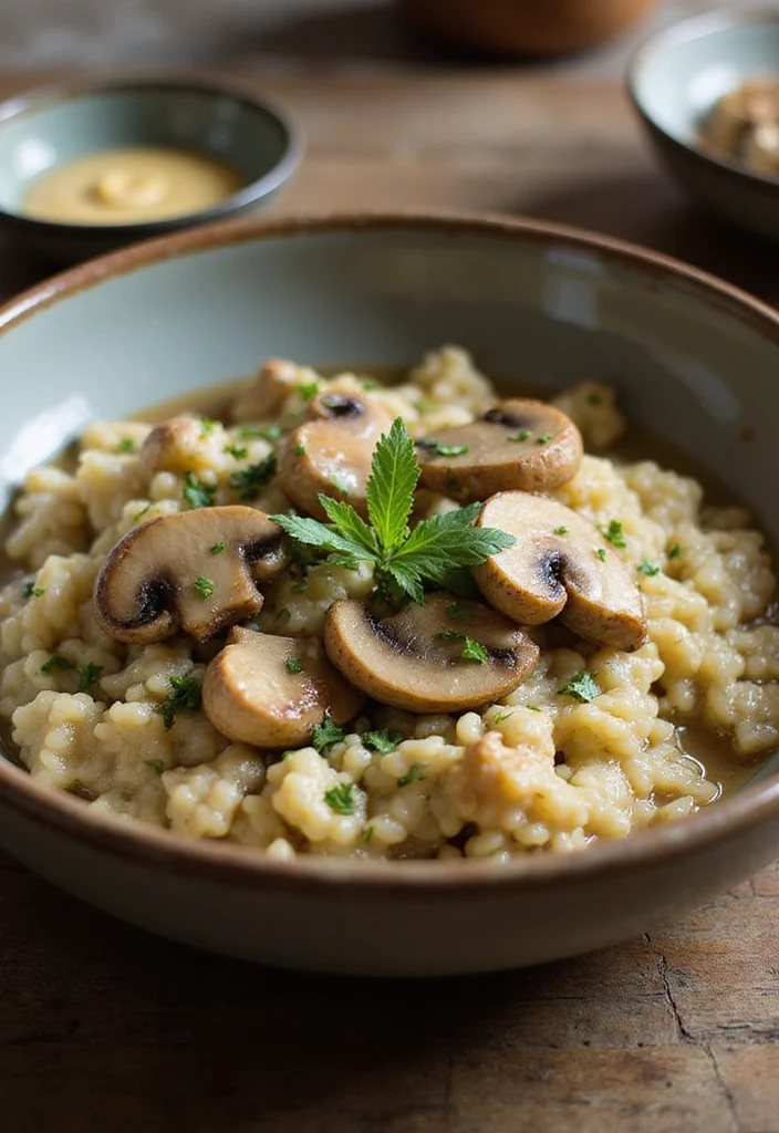 12 Healthy Mushroom Recipes for Simple Weeknight Dishes - 11. Mushroom and Cauliflower Risotto