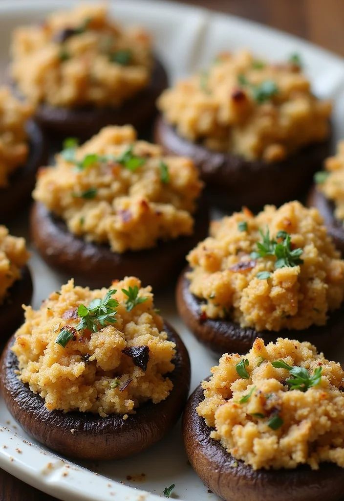 12 Healthy Mushroom Recipes for Simple Weeknight Dishes - 6. Stuffed Portobello Mushroom Caps