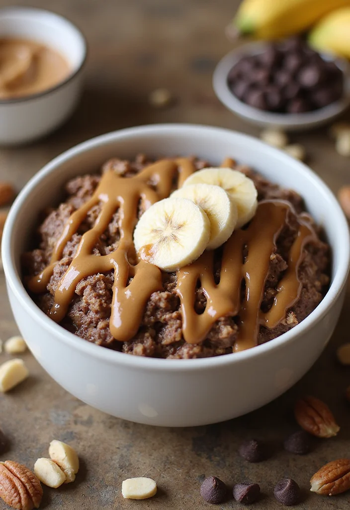12 Healthy Oatmeal Recipes for Easy Everyday Meals - 3. Chocolate Peanut Butter Oatmeal