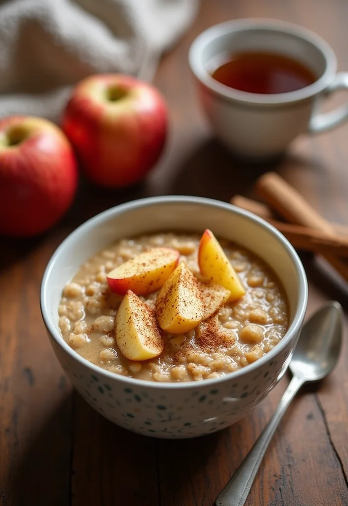12 Healthy Oatmeal Recipes for Easy Everyday Meals - 4. Apple Cinnamon Oatmeal